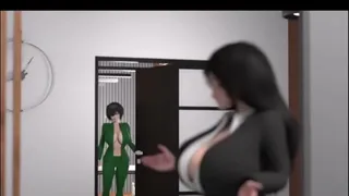Stepmom in office worker fuck family