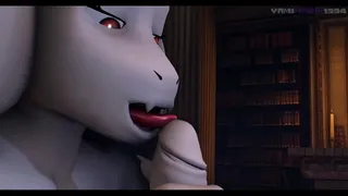 Toriel entertains herself with Asriel