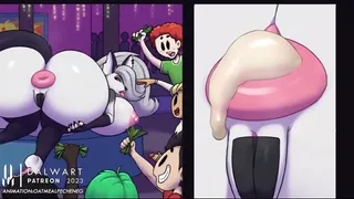 Furry animated comic