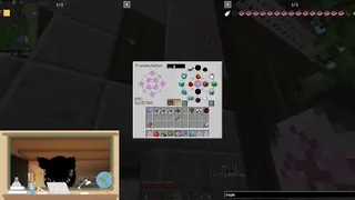 Minecraft|Sex Mod| Fucking a tall Goth Mommy called Ellie, who does missionary and cowgirl
