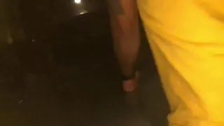 Skinny girl has sex on the street