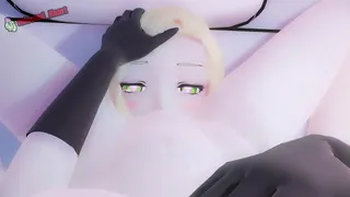 Blonde Anime Threesome