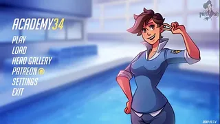 Overwatch Academy 34 Uncensored Walkthrough Part 1 Tracer