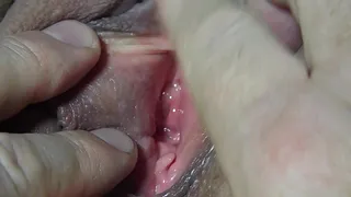 NICKIS shaved wet PUSSY in your face! so close youcan taste it!