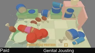 Genital Jousting p2(paid steam game) meme dick