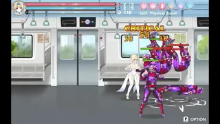 Cute blonde having sex in Fairy princess erotic hentai ryona gameplay