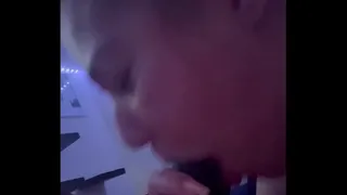 LEXI GAGGING ON NUT