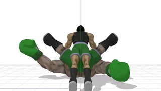 Little Mac has sex with Giga Mac animation(I'm wearing clothes, but the movement of the piston is eroi!)