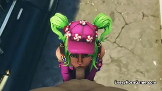 Teen Girl With Pigtails Sucking Dick In Game