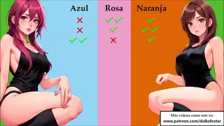 Masturbate with this challenge-game. Can you overcome the third challenge of this cumshot contest? Spanish audio.