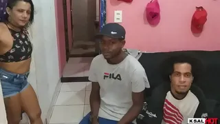 Mike Hot Records the naughty wife Danny hot giving the pussy to two gifted black guys