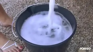 anal without a condom in the bush