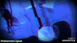 Rubber nurse Agnes' rectum clinic - heavy pegging under corona protection measures and over 30°C... fuck the shit out of your body!