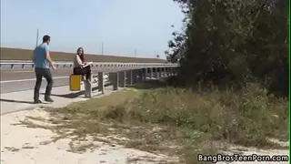 hot girl fucked on a bus