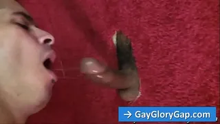 Toni Silvr interraial gay gloryhole cock suck