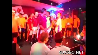 Outstanding sloppy gay blowjobs