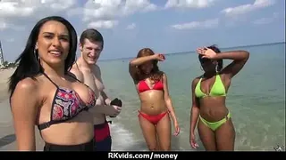 Cute Teen Sucked and fucked for cash 8