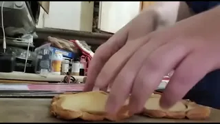 Slicing Bread With My Giant Knife