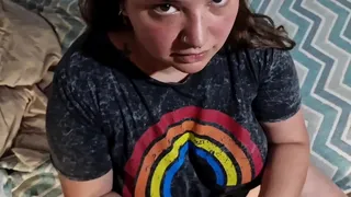 Bi couple doing train with gifted friend