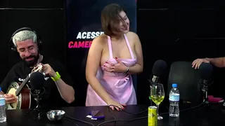 Brunette with very big and tasty tits