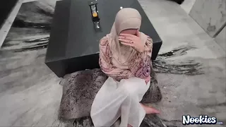 Big Spender Of A Mans Cash Fucked in her Hijab - Nookies Series