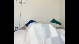 sleepy college boy