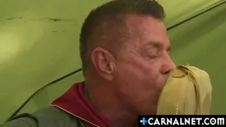 Scout Zack Dean having a hot steamy gay fuck sesh with Tyler Saint