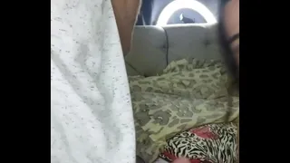 Horn watches while friend eats the young girl
