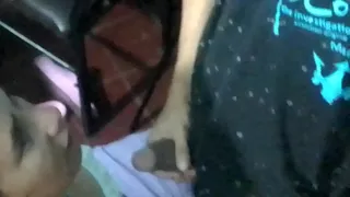 Our friend records us kissing and giving me blowjobs