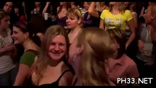 Harlots screaming in from wild group sex with waiters