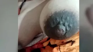 hairy pussy masturbation and big hard nipple