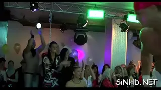 Sexy and rowdy partying