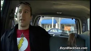 BlacksOnBoys - Interracial Bareback Hardcore Gay Fuck Video 24