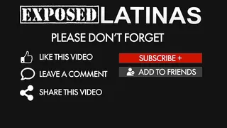 Beautiful latina teenager Carla Cruz gets horny at a sex shop and gets fucked hard over the couch while moaning sensually asking for more