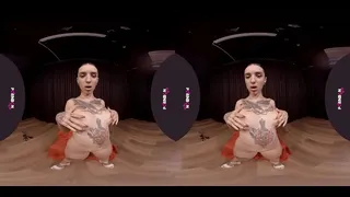 PORNBCN VR | The tattoed teen PRVega in the DARK ROOM in virtual reality masturbating hard in a private date for you COMPLETE in LINK ->