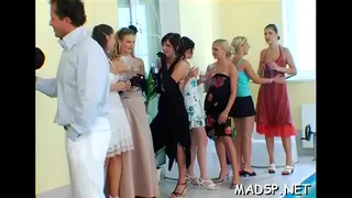 Smutty birthday party turns into a wild and sexy orgy