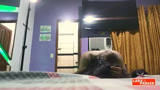 Room Casting 9 from de Chiclayo in doggy position with my tongue deep in her pussy enjoys delicious oral sex