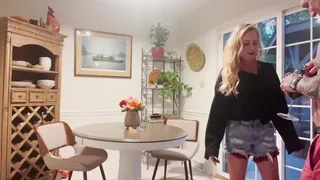 Stranded girl gets seducted at a party... hidden camera