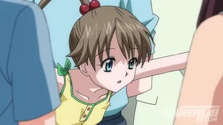 Petite Teen Touching Women in a Public Train | Uncensored Hentai
