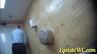 NEW! Close-up pissing girl's pussy in the toilet! (155th issue)
