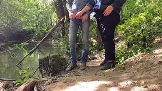 pissing on mat again