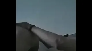 Fat booty riding uncut cock