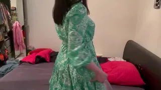 Moaning and cum alone at home
