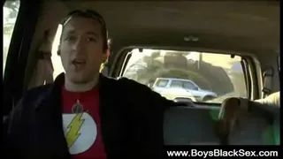 Blacks Thugs Breaking Down Hard Sissy White Boys 24