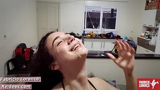 Fell on Net Novinha Dando a Bucetinha and Moaning Alto on Vara do Patrão!