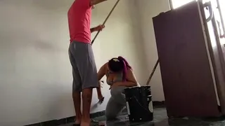 I bring a painter to my new house as a trap to fuck hard without my husband knowing