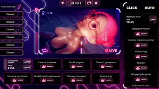 SEX room 2 [ HENTAI Game PornPlay ] Ep.1 naughty cam girl masturbates with HUGE DILDO !