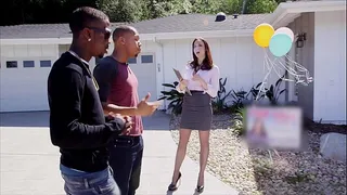 BLACKS ON MOMS - Interracial Threesome With MILF Chanel Preston And Two Black Studs