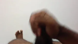 black man jacking off.