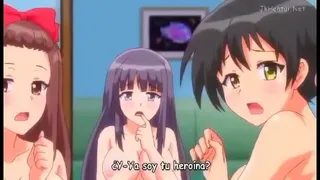 Animated innocent girl